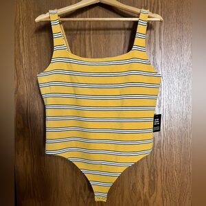 Express thong bodysuit NWT L